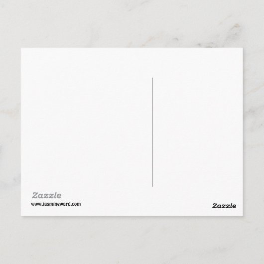 Carte postale Dépouillé (Dos)