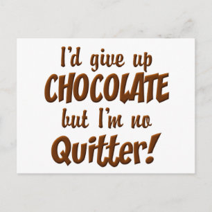 Carte Postale Dépoussiérage au chocolat