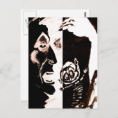 Carte Postale Dépression maniaque (Devant / Derrière)