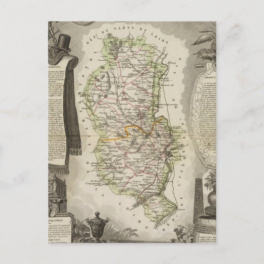 Carte Postale Dept Du Rhone (Devant)