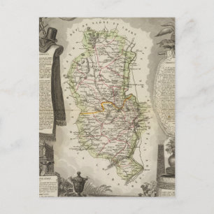 Carte Postale Dept Du Rhone