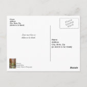 Carte postale depuis l'autel (Dos)