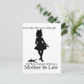 Carte Postale Depuis qu'elle était petite fille (Debout devant)