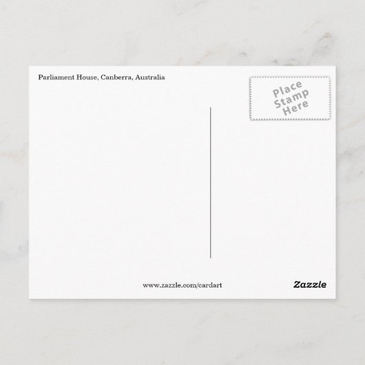 Carte Postale députés (Dos)