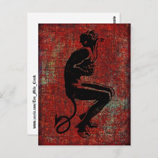 Carte Postale Der Krampus (Devant / Derrière)