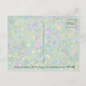 Carte Postale Der Kuss (Liebespaar) Le baiser (amants) 1908 (Dos)