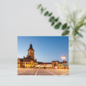 Carte Postale Der Marktplatz von Brasov à Rumänien (Debout devant)