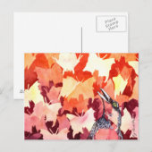 Carte Postale Der Rabe schreckt die Schmetterlinge auf (Devant / Derrière)