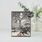 Carte postale Der Tod im Baum (Debout devant)