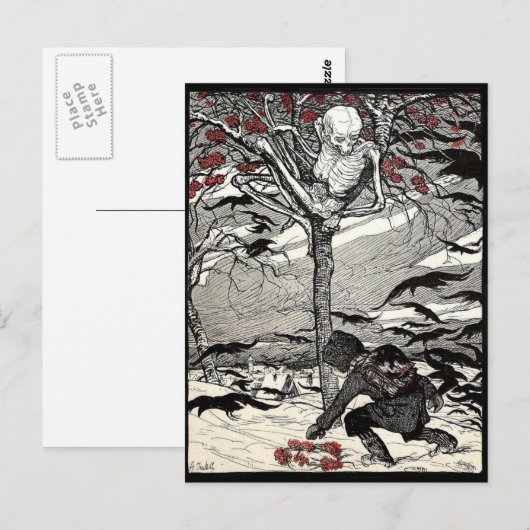 Carte postale Der Tod im Baum (Devant / Derrière)