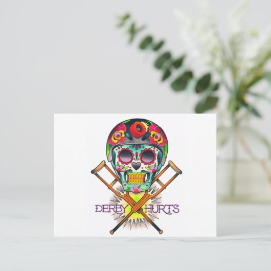 Carte Postale Derby fait mal (Debout devant)