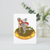 Carte Postale derby girl up (Debout devant)