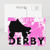 Carte Postale derby : skullphabet (Devant / Derrière)