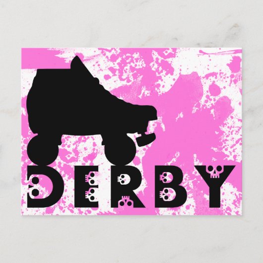 Carte Postale derby : skullphabet (Devant)