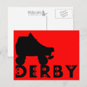 Carte Postale derby : skullphabet (Devant / Derrière)