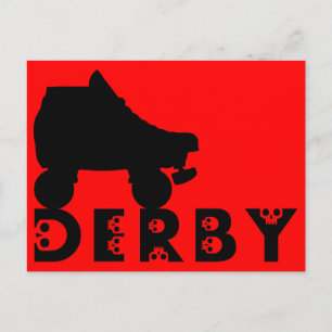 Carte Postale derby : skullphabet