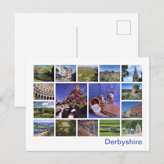 Carte Postale Derbyshire (Devant / Derrière)