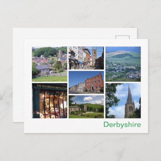 Carte Postale Derbyshire 2 (Devant / Derrière)