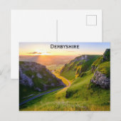 Carte Postale Derbyshire England Winnats Pass Photo de voyage (Devant / Derrière)