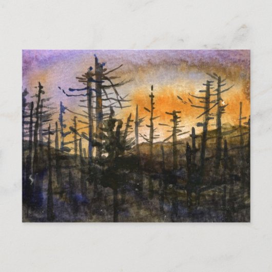 Carte postale "Dernier feu" (Devant)