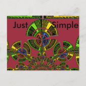 Carte Postale Dernier motif culturel maasaï africain (Devant)