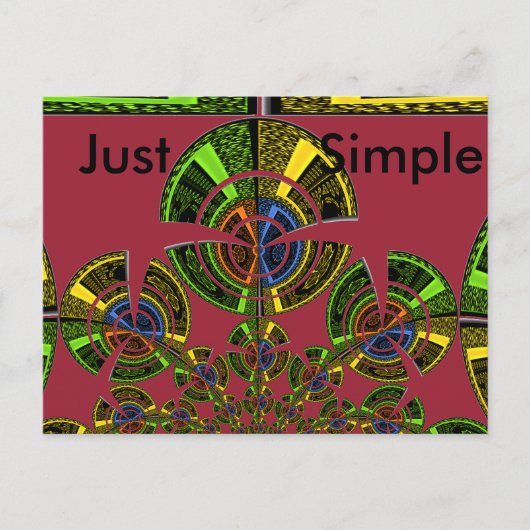 Carte Postale Dernier motif culturel maasaï africain (Devant)