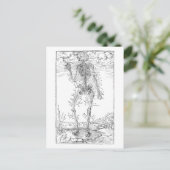 Carte Postale Dernier Nerf - Squelette d'Halloween (Debout devant)