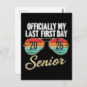 Carte Postale Dernier Premier Jour Senior 2026 (Devant / Derrière)