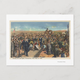 Carte Postale Dernier Spike - Chemin de fer