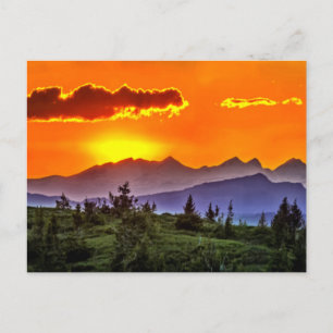 Carte postale dernier Sunset