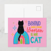 Derrière chaque femme forte, il y a son chat