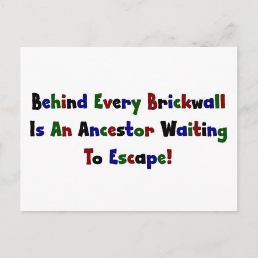 Carte Postale Derrière Chaque Mur De Béton Est... (Devant)