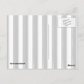 Carte Postale Derrière les barres - Bande noire (Ajouter une pho (Dos)