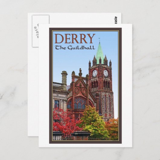 Carte Postale Derry - Le Guildhall (Devant / Derrière)