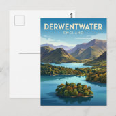 Carte Postale Derwentwater Angleterre (Devant / Derrière)