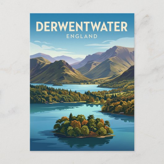 Carte Postale Derwentwater Angleterre (Devant)