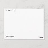 Carte Postale Derwish Danser (Dos)