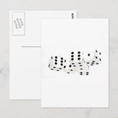 Carte Postale dés - (Devant / Derrière)