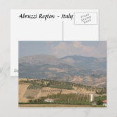 Carte postale des Abruzzes (Devant / Derrière)