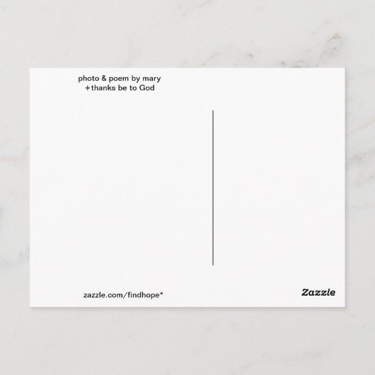 Carte Postale Des ailes papillon (Dos)