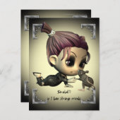 Carte postale des amis étranges (Devant / Derrière)