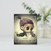 Carte postale des amis étranges (Debout devant)