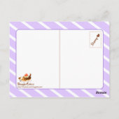 Carte postale des amis Kawaii Alpaca (Dos)