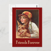 carte postale des amis pour toujours (Devant / Derrière)