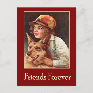 carte postale des amis pour toujours