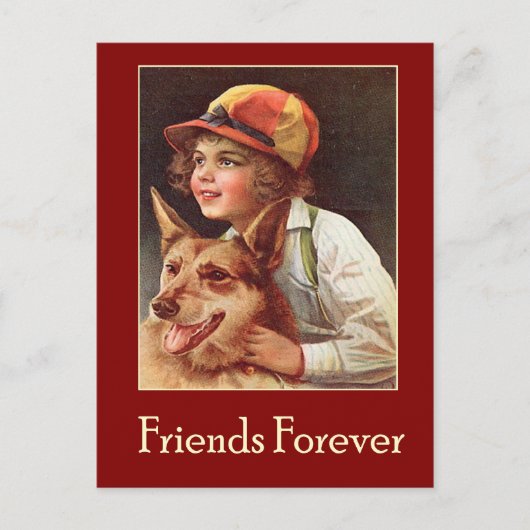 carte postale des amis pour toujours (Devant)