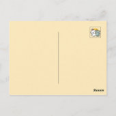 Carte Postale Des amis vrais pour toujours | Cute Cat & Chien Du (Dos)