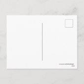 Carte postale des ampoules de Noël rétro vintage (Dos)