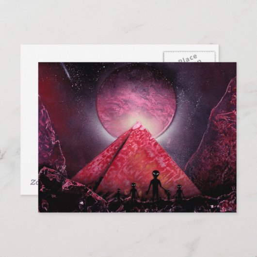 Carte postale des anciens Aliens (Devant / Derrière)