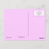 Carte postale des anémones (Dos)